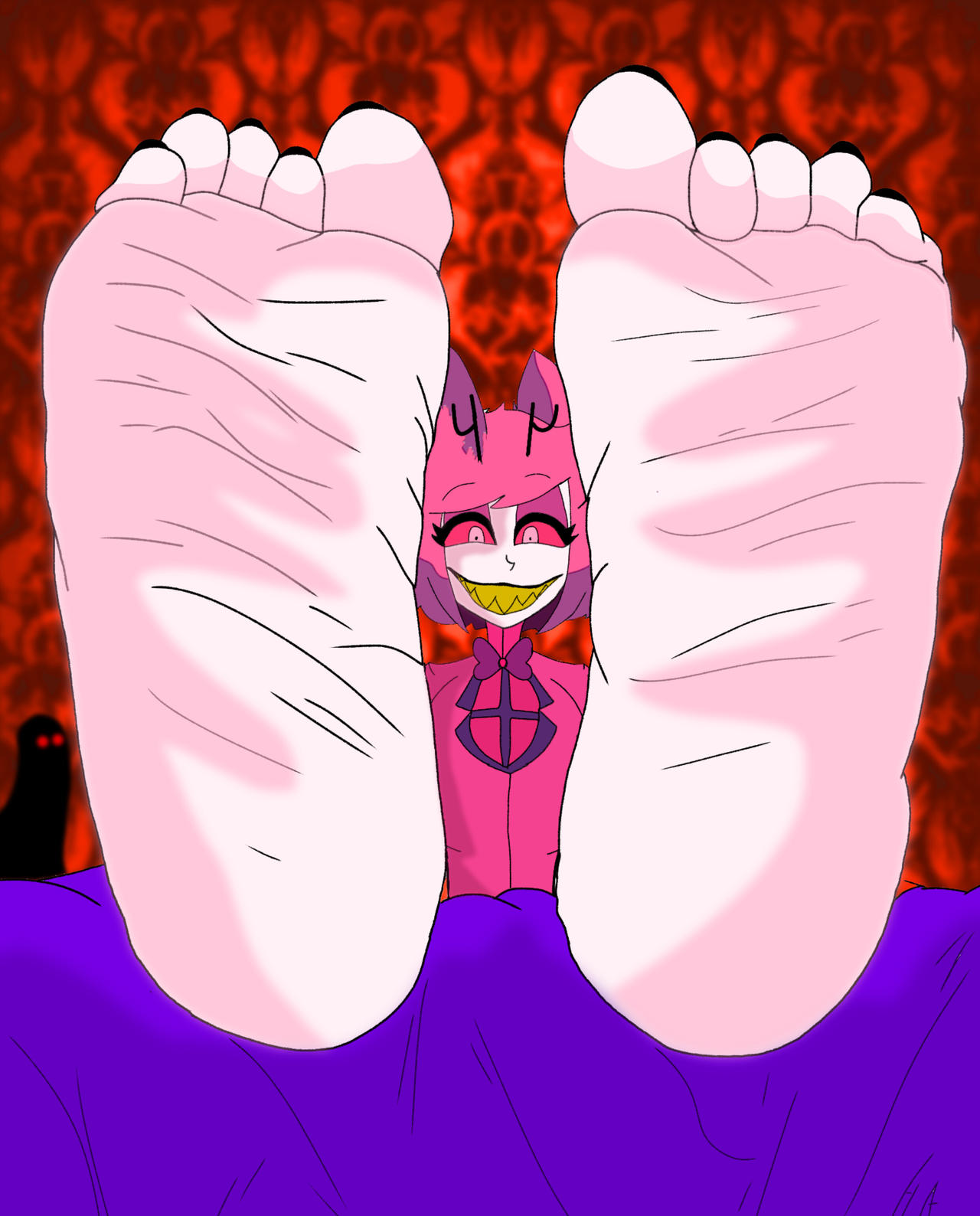 Redscript77 Foot Demon Radio Demon feet by Nexuzlion on DeviantArt