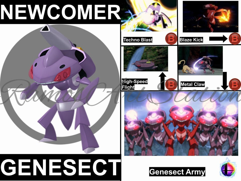 Genesect (Smash V), Fantendo - Game Ideas & More