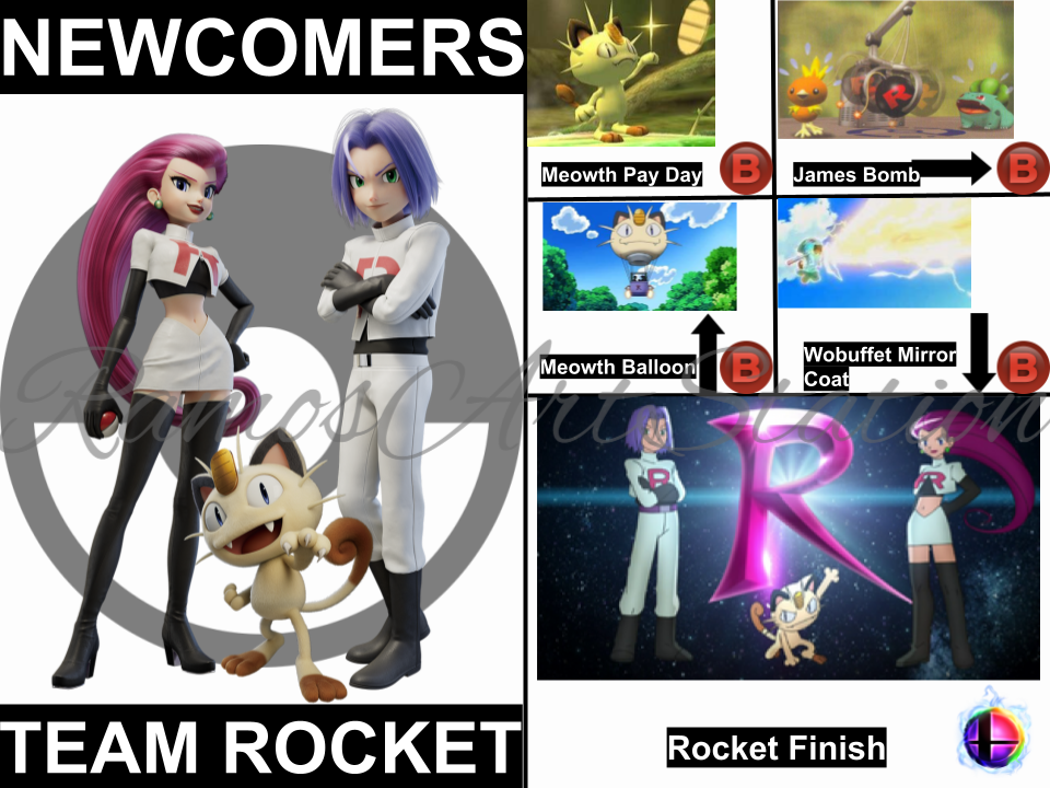Team Rocket Smash Bros Moveset by RamosArtStation on DeviantArt
