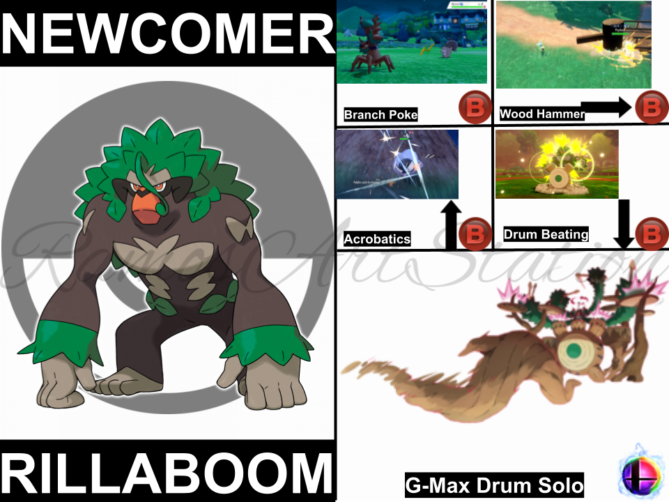 Rillaboom Smash Bros Moveset by RamosArtStation on DeviantArt