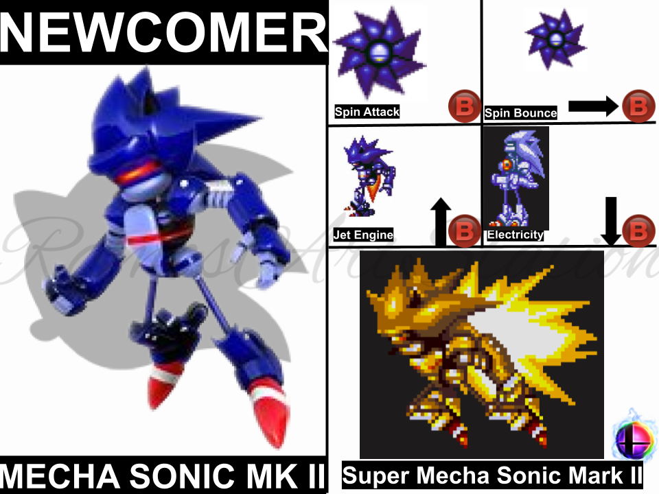 Knuckles vs Mecha Sonic MK 2 by GardePickle on DeviantArt