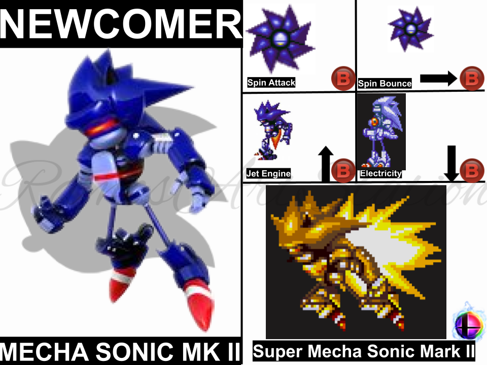 Mecha Sonic Mk II Smash Bros Moveset by RamosArtStation on DeviantArt