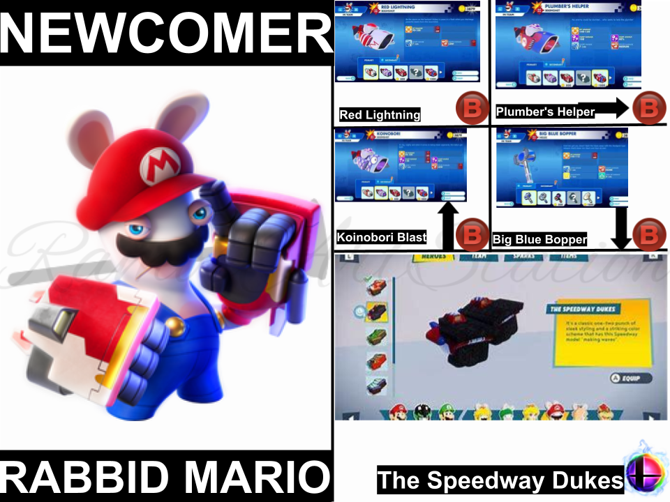 Mario Rabbid Strangle Rabbid Mario Smash Bros Moveset by RamosArtStation on DeviantArt