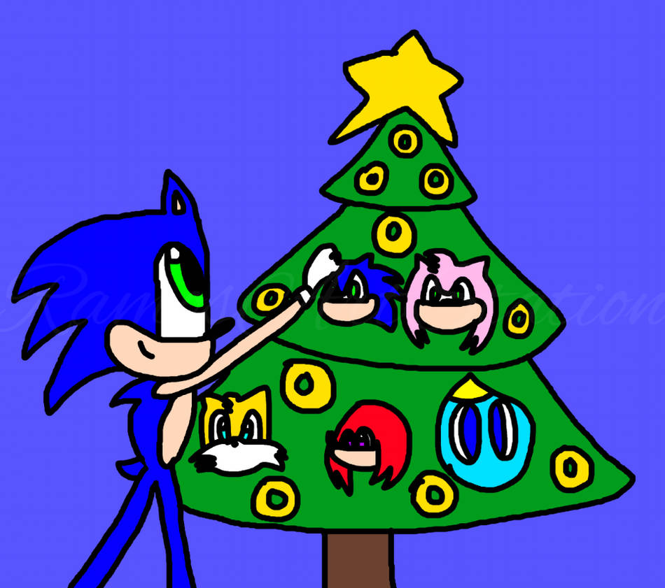 Sonic's Xmas Tree by RamosArtStation on DeviantArt