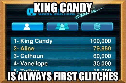 King Candy always wins