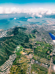 Flying over San Francisco