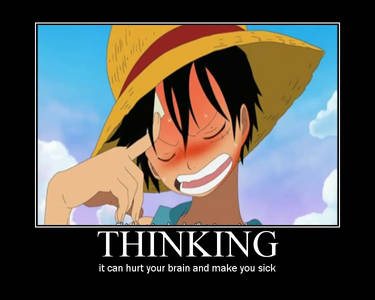 Luffy motivational poster