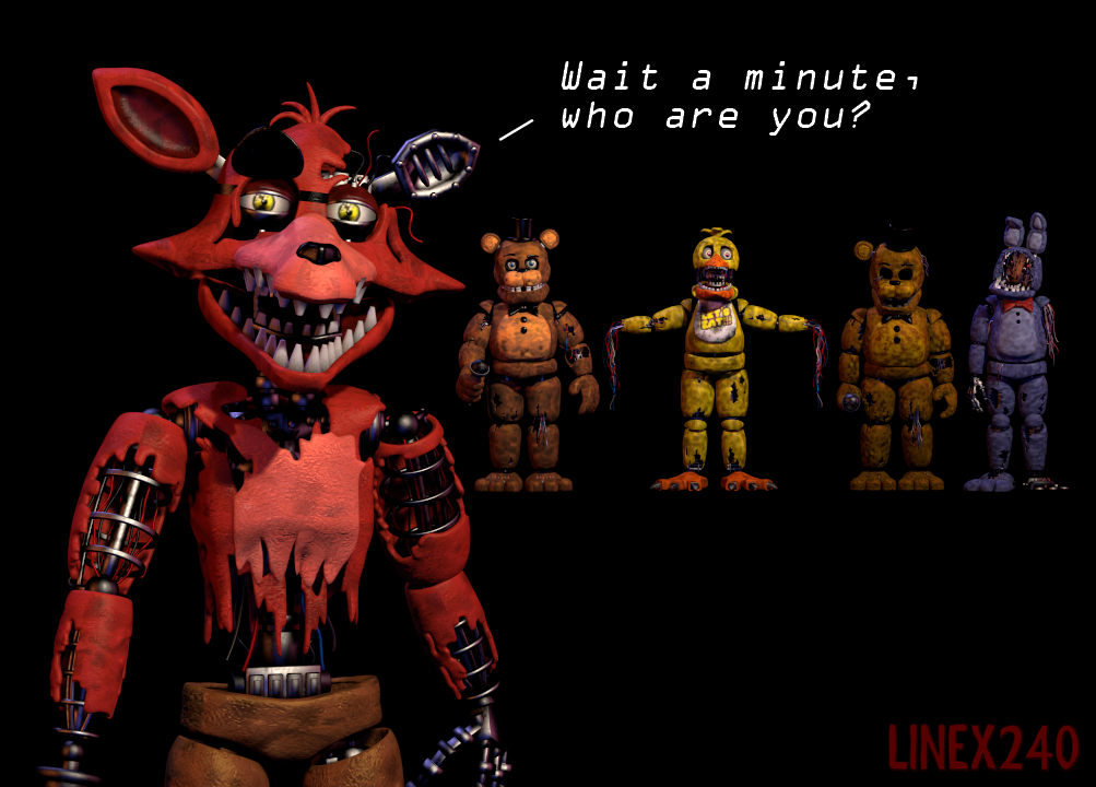 FNAF 2Edit-Fixed Withered Foxy by Fredluestudios2021 on DeviantArt