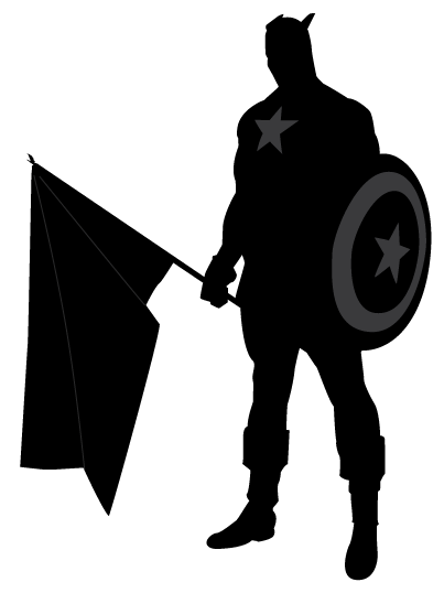 Captain America Silhouette