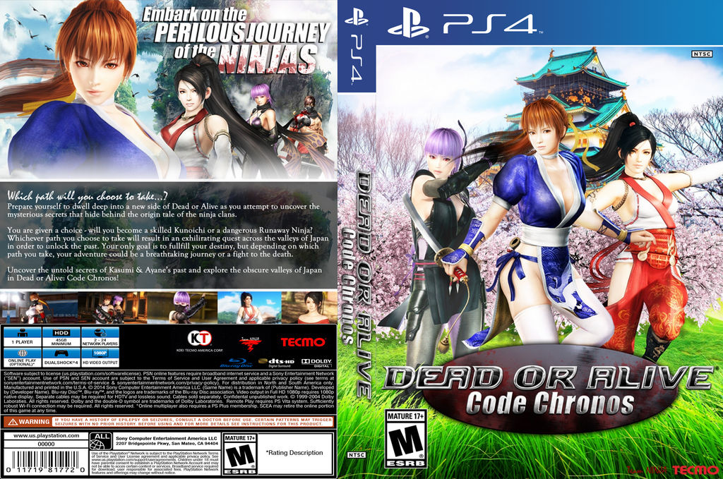 Code Chronos Dead or Alive Code Chronos PS4 Cover by KyleKatarn1980 on DeviantArt