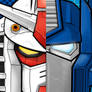 RX-78-2 Gundam/Optimus Prime Portrait