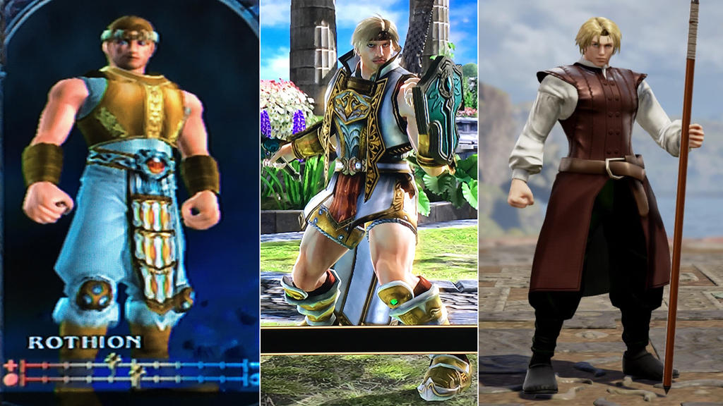 Rothion in Soul Calibur III, IV, and VI by KyleKatarn1980 on DeviantArt