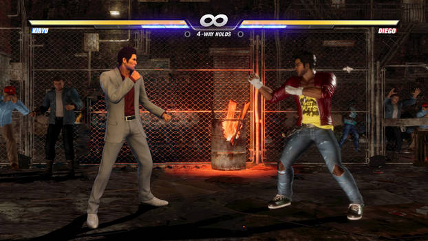 Kazuma Kiryu Vs Diego in Dead or Alive 6