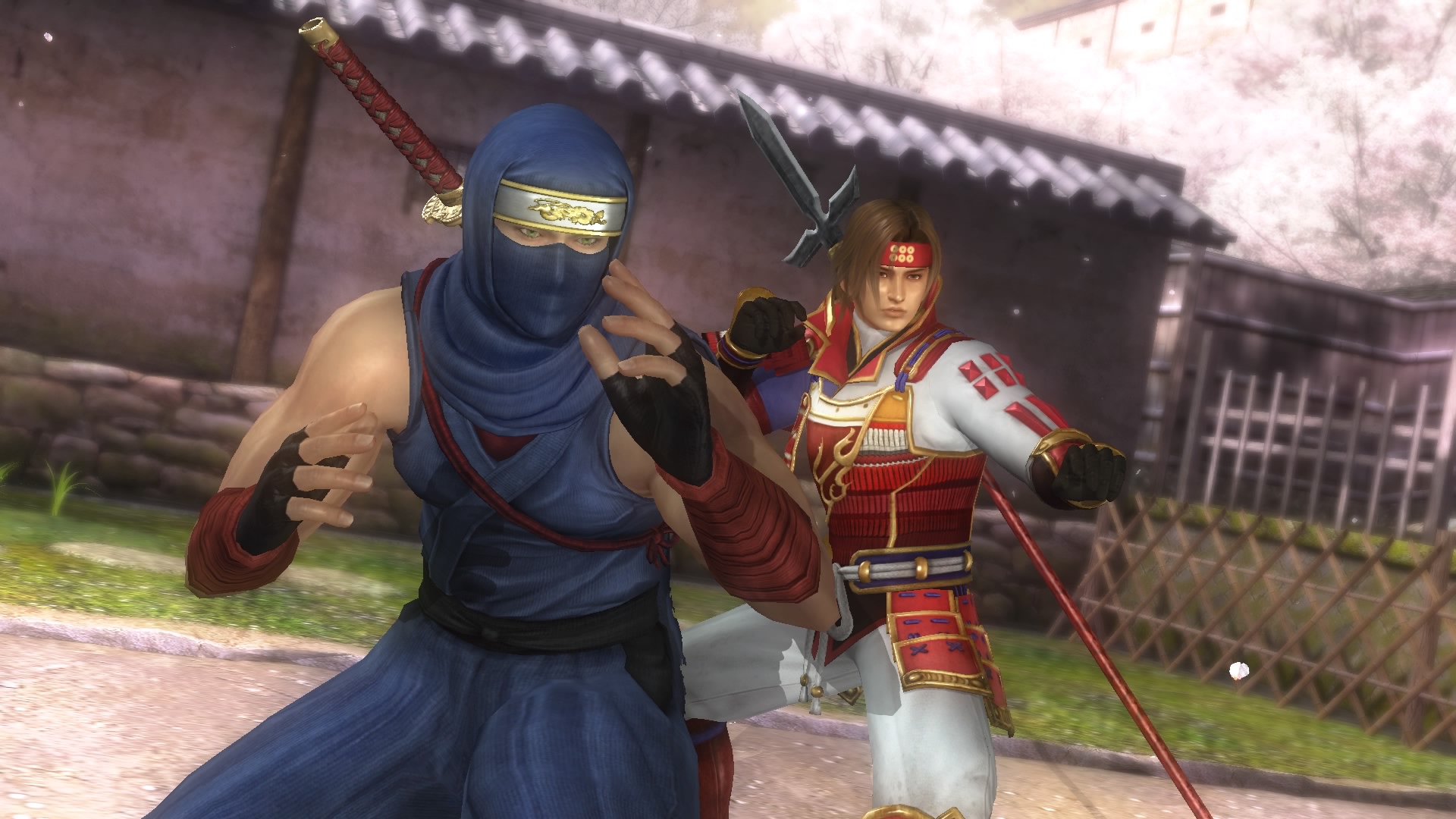 Ryu Hayabusa and Yukimura Sanada in DOA5 by KyleKatarn1980 on DeviantArt