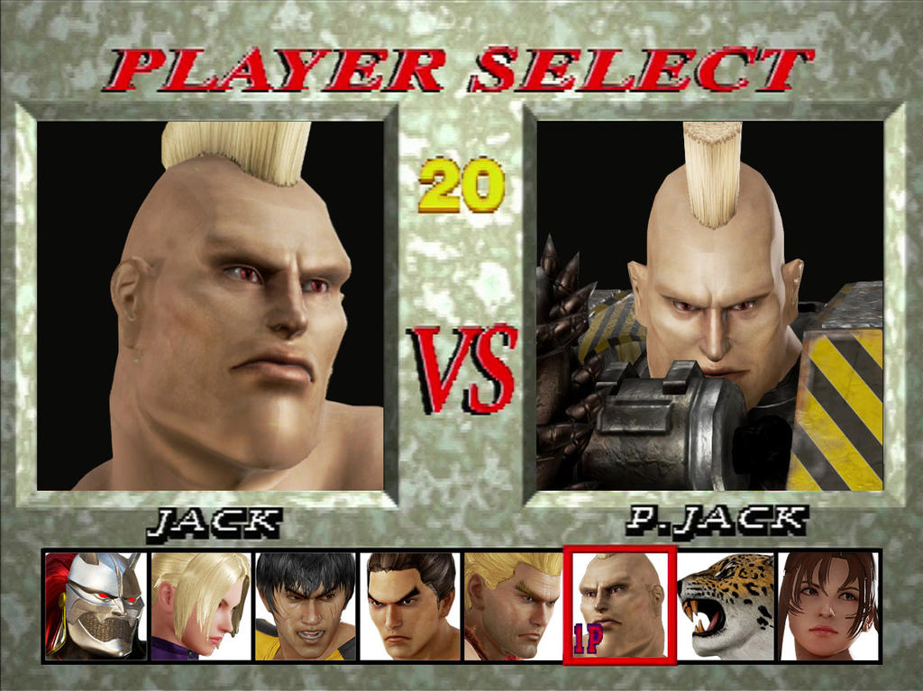 Prototype Jack Jack Vs Prototype Jack Modern Tekken Select Screen by KyleKatarn1980 on ...