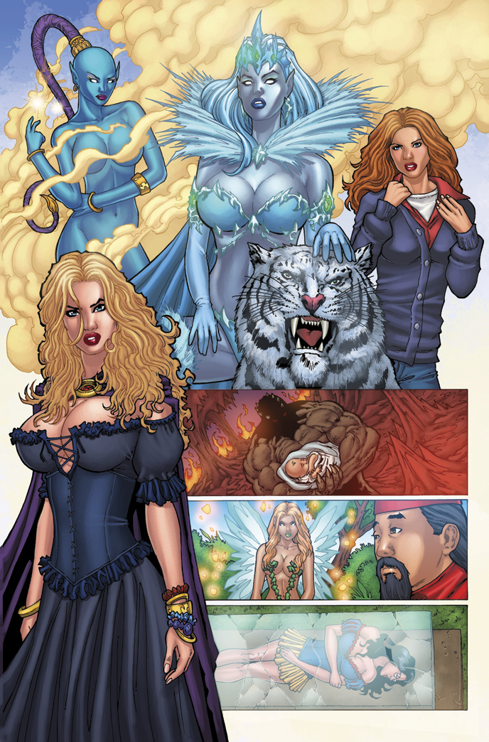 Grimm Fairy Tales sample page