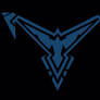 Nightwing logo redesign 2 (coloured)