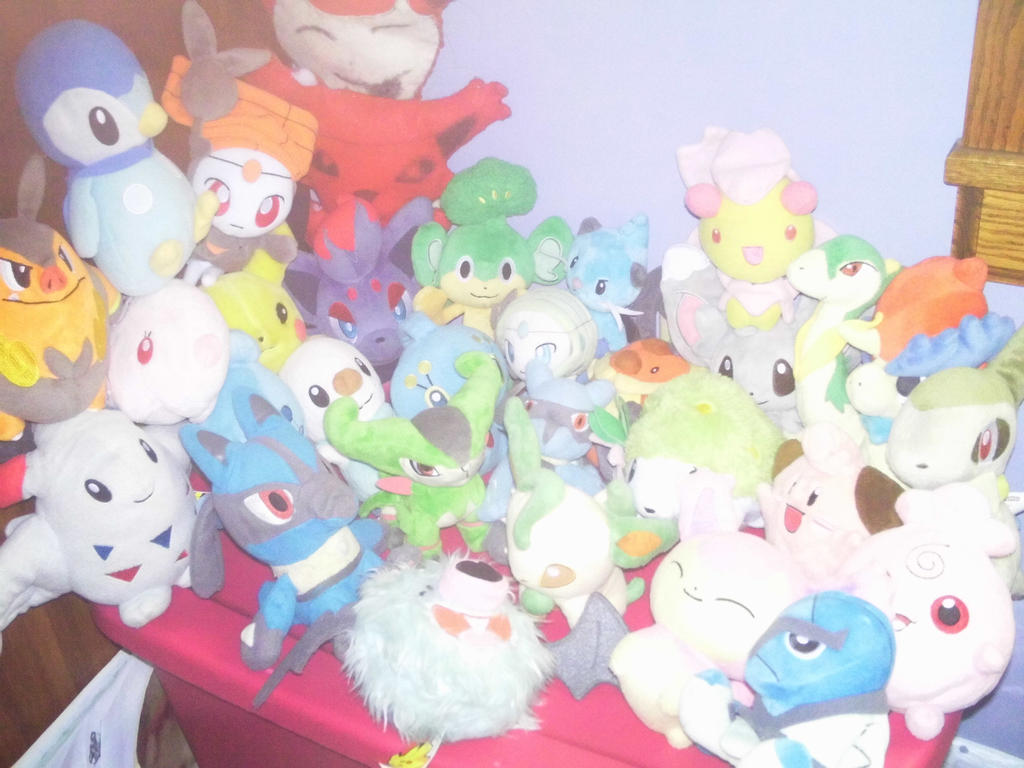 Pokemon plush collection 1