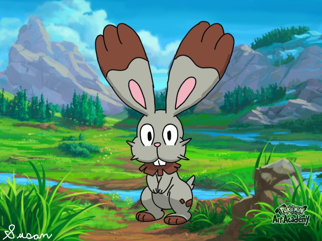 Pokemon Art Academy- Bunnelby