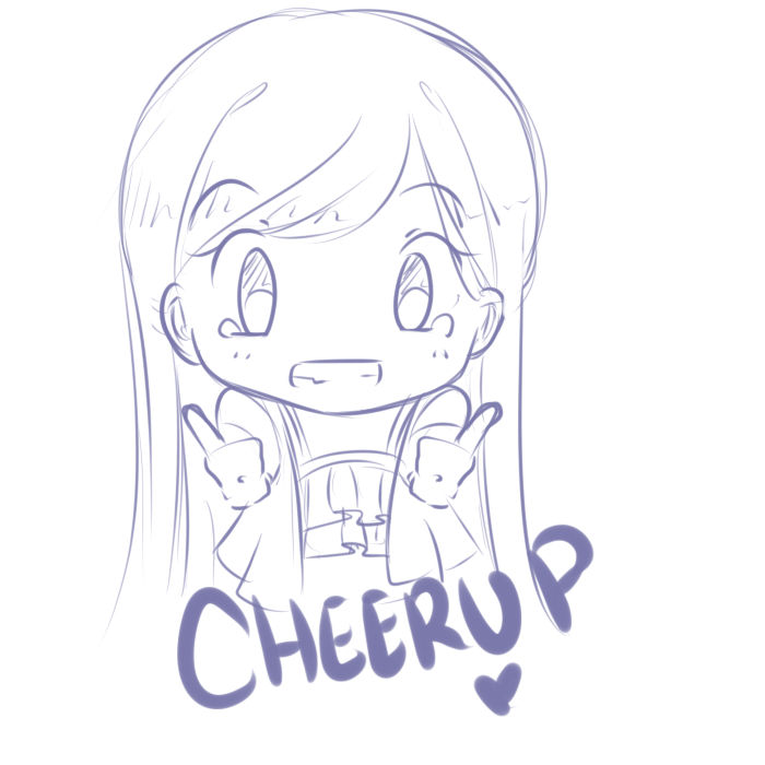 Cheer up Sketch by Nina-T on DeviantArt