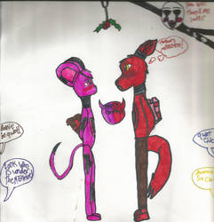 Mistletoe Fnaf Christmas