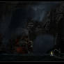 Spooky Grim Reaper Scene