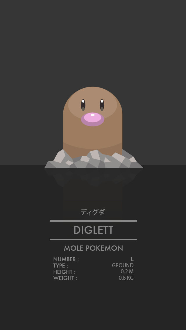 Diglett by WEAPONIX on DeviantArt