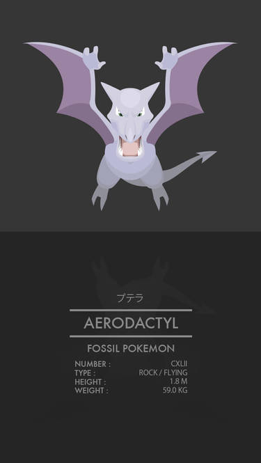 Aerodactyl Fossil by darkbolt20 on DeviantArt