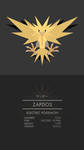 Zapdos by WEAPONIX