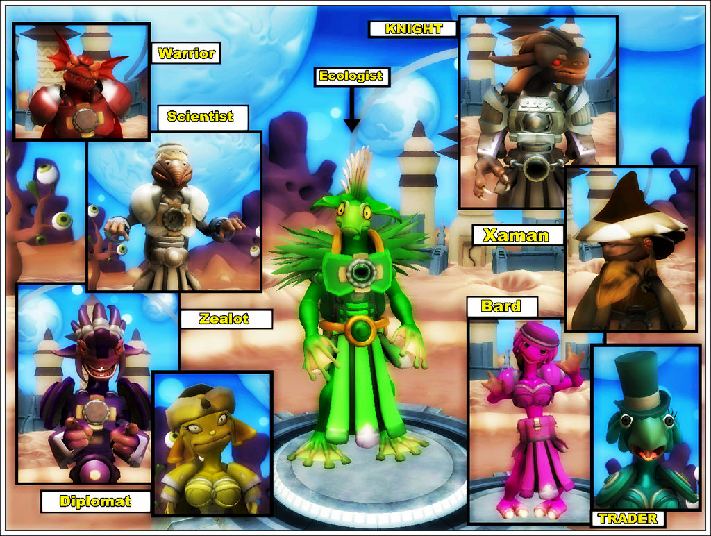 Spore Races SPORE Archetypes by Vexacuz on DeviantArt