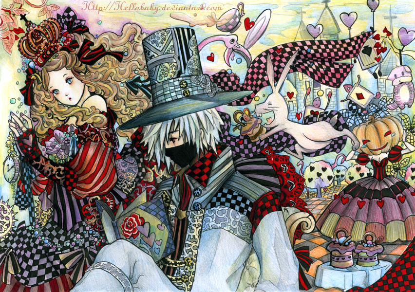 Alice - Kakashi in Wonderland by Hellobaby