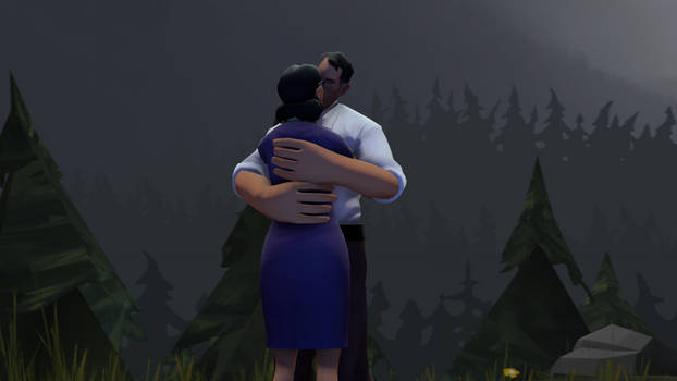 Kissing outdoors [TF2]