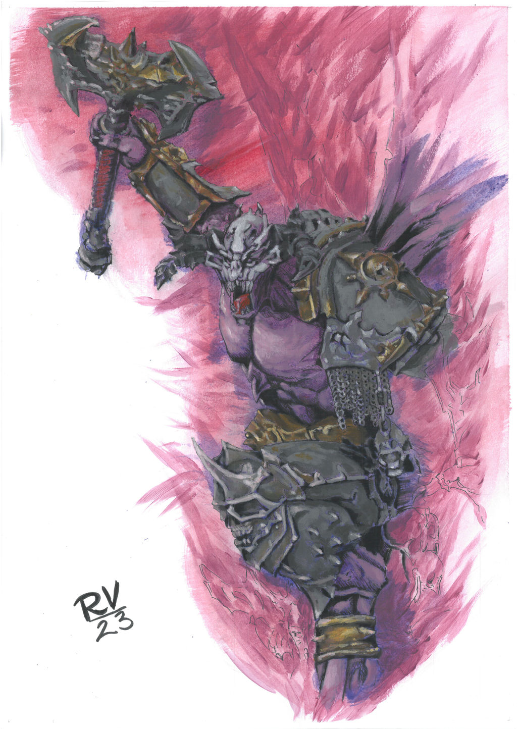 Warhammer 40k - Chaos Daemon Prince by Eandril on DeviantArt