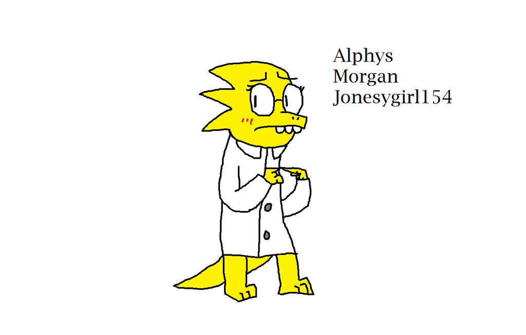 Alphys by Jonesygirl154 on DeviantArt