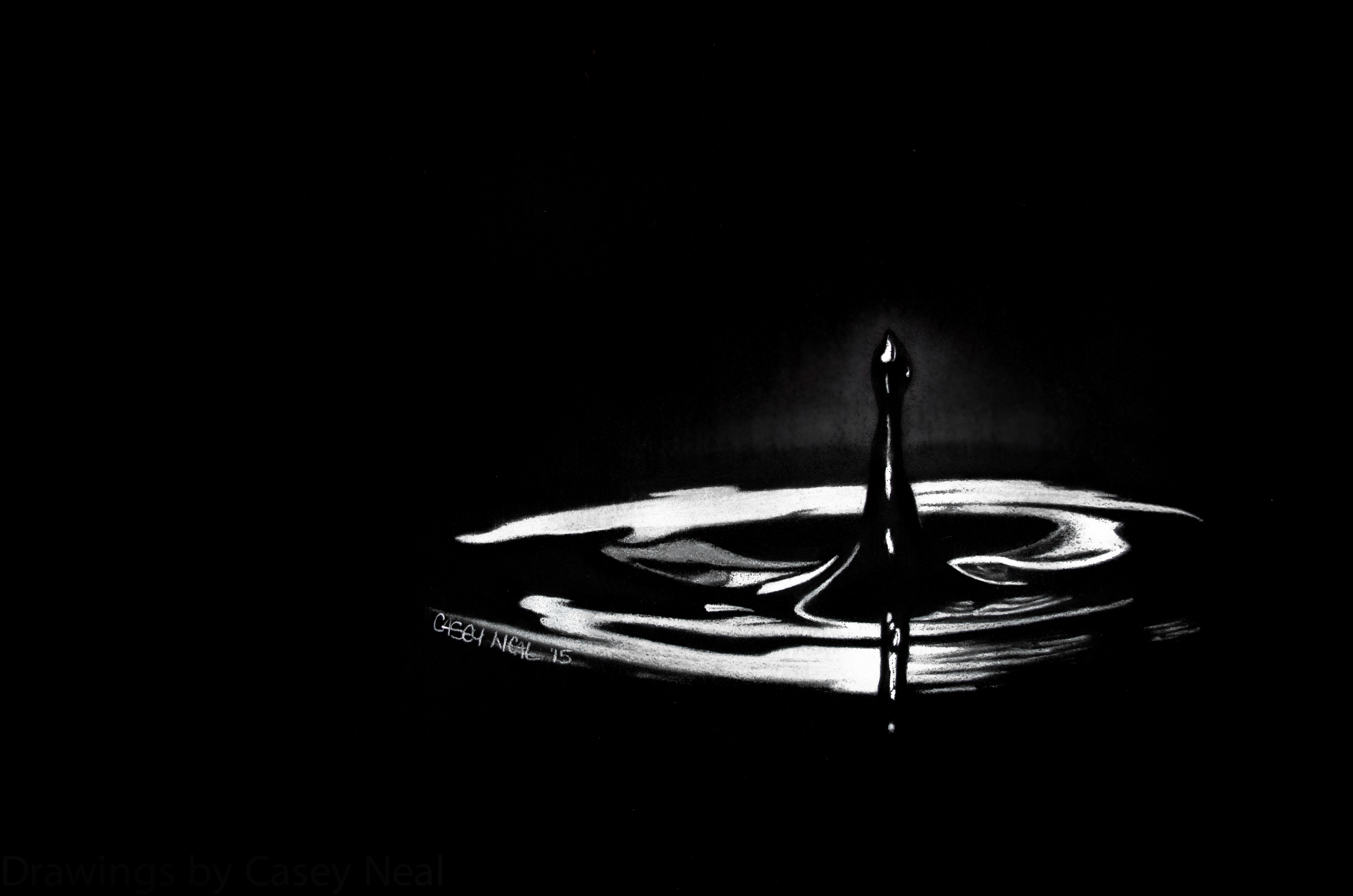 Water Droplet Charcoal Drawing By Caseynealartwork On Deviantart Water Droplet Charcoal Drawing By Caseynealartwork On Deviantart