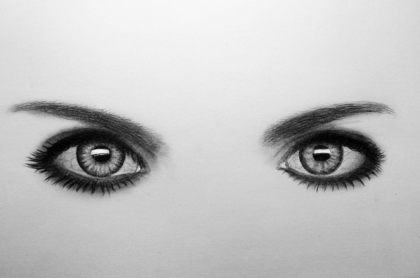 Eyes Graphite Sketch