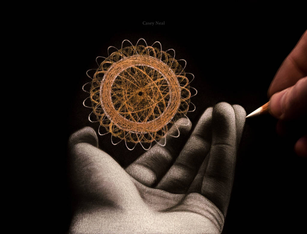Art Abstract Hand Dimetric View Hand and Geometry by CaseyNealArtwork on DeviantArt