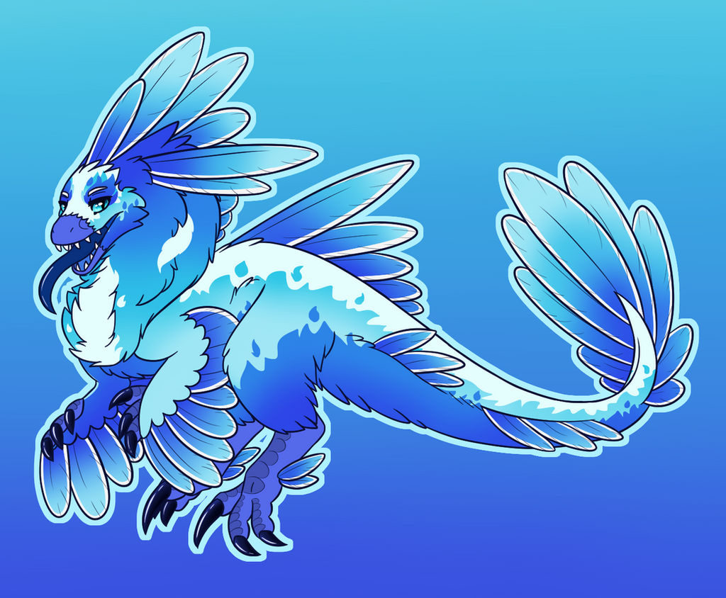 Indigo Raptor Deviantart Raptor adoptable - OPEN by ItsSilverstar on DeviantArt