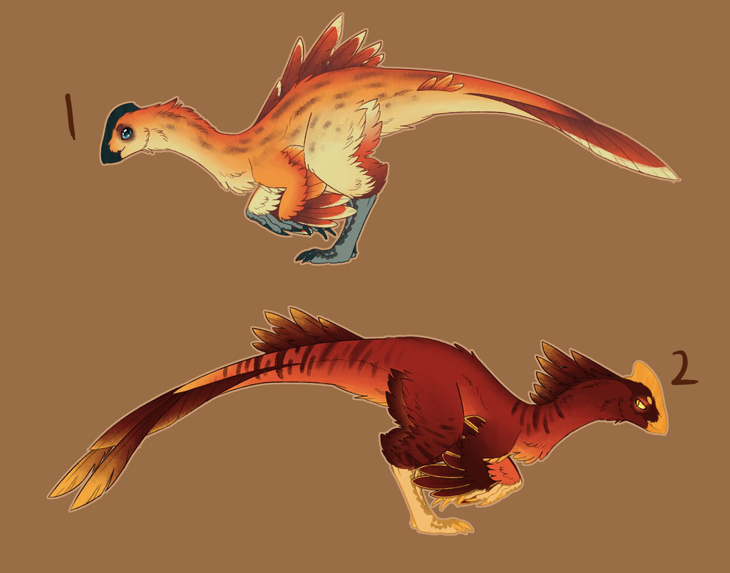 Aviraptor oviraptor adopts - 2/2 -OPEN by ItsSilverstar on DeviantArt