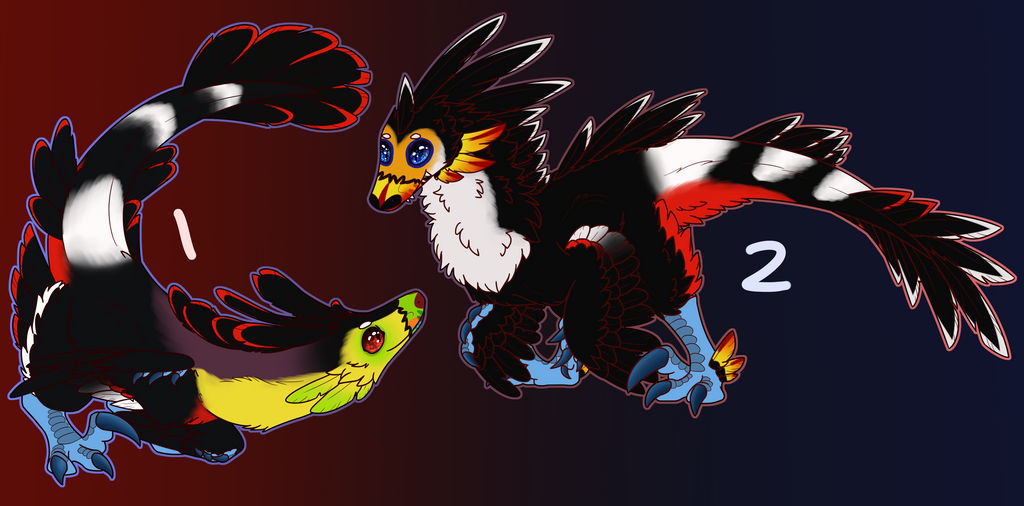 Yellow Electrical Raptor Deviantart raptor adopts - 2/2 - OPEN by ItsSilverstar on DeviantArt