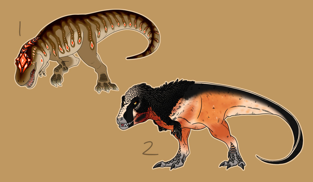 Crocosaurus Rex Deviantart T-rex collab adopts - OPEN - 1/2 by ItsSilverstar on DeviantArt