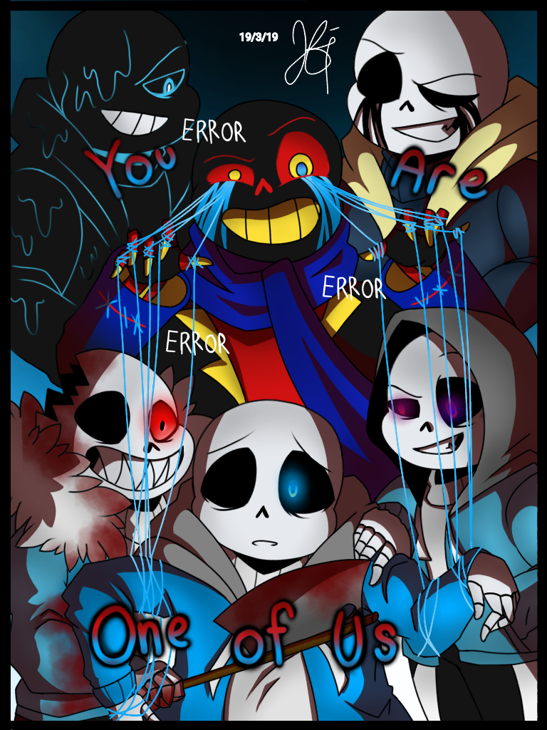 Hiiii.horror sans by xXRedshouGunXx on DeviantArt