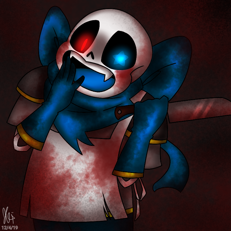 Hiiii.horror sans by xXRedshouGunXx on DeviantArt