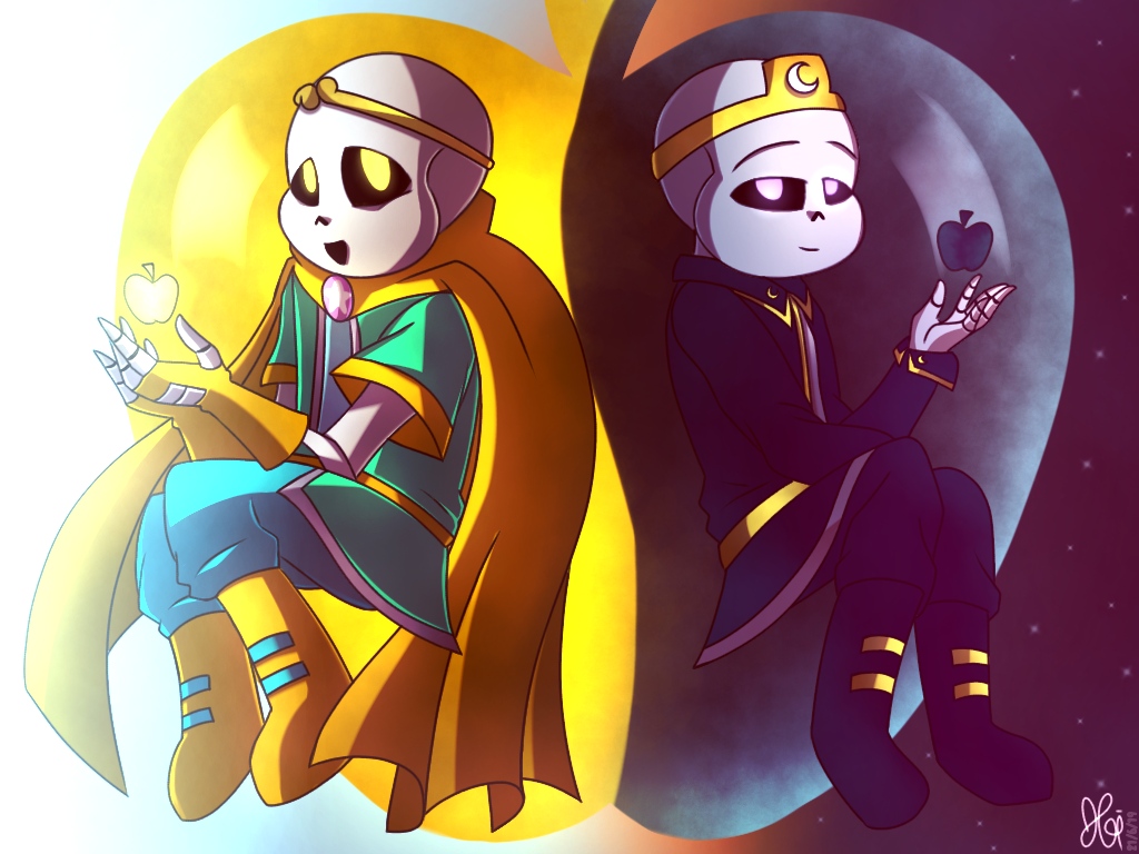 Dream and Nightmare Sans by Turcoil on DeviantArt