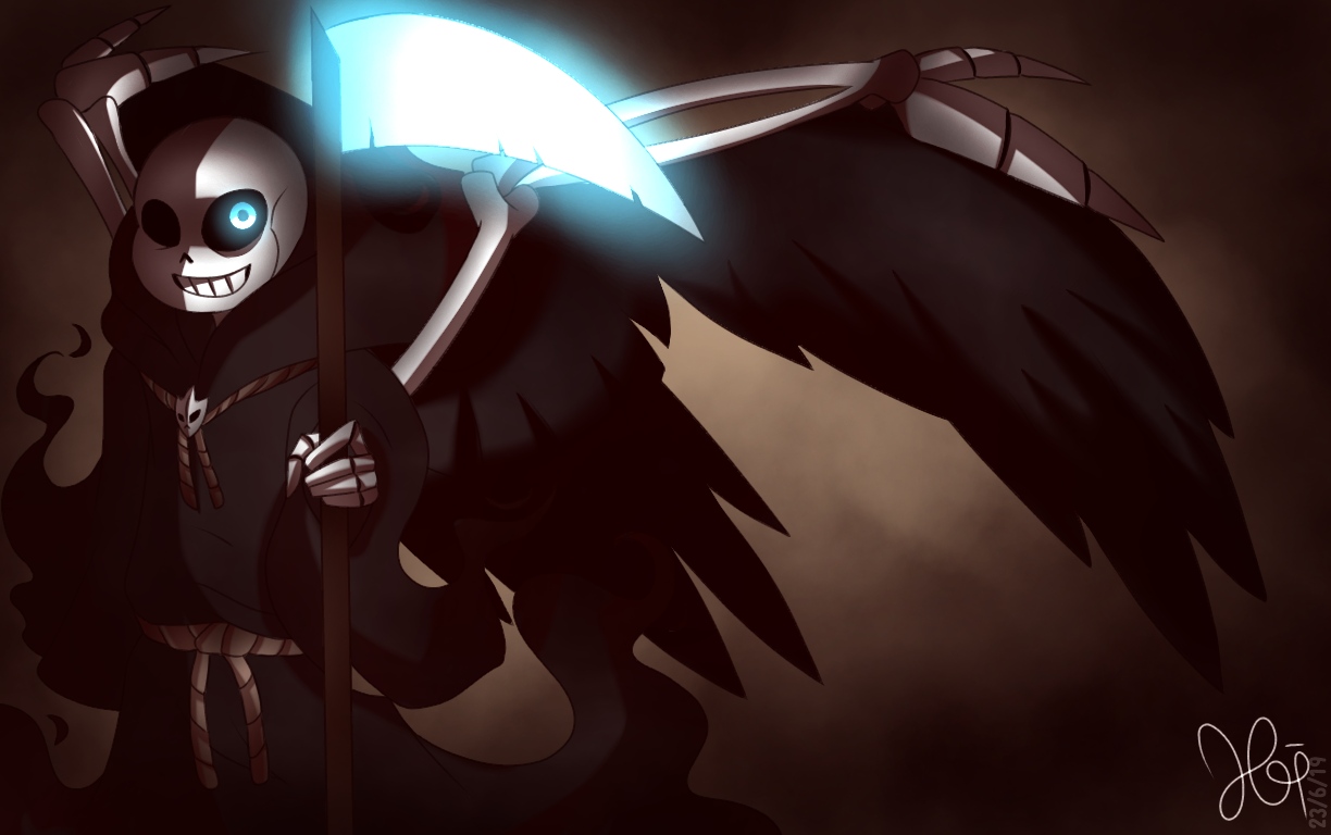 Reaper sans by FishOnCola on DeviantArt