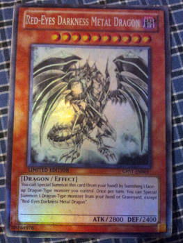 Red-Eyes Darkness Metal Dragon Ghost Rare