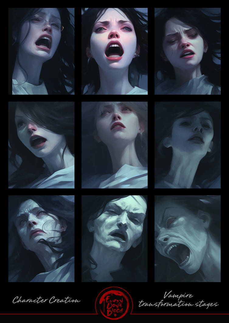 Character Creation Vampire Transformation Stages by madnesstouch on ...