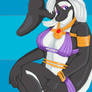 Orca girl in purple