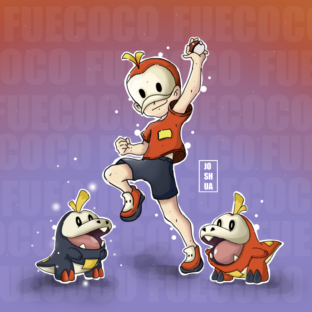 Fuecoco Fan Final by JoshuaSantos22 on DeviantArt
