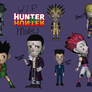 Some papercrafts W.I.P (Hunter x Hunter models)